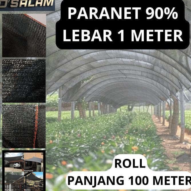 Paranet 90 Lebar 1 Meter 1 Roll Paranet Peneduh Anti Uv