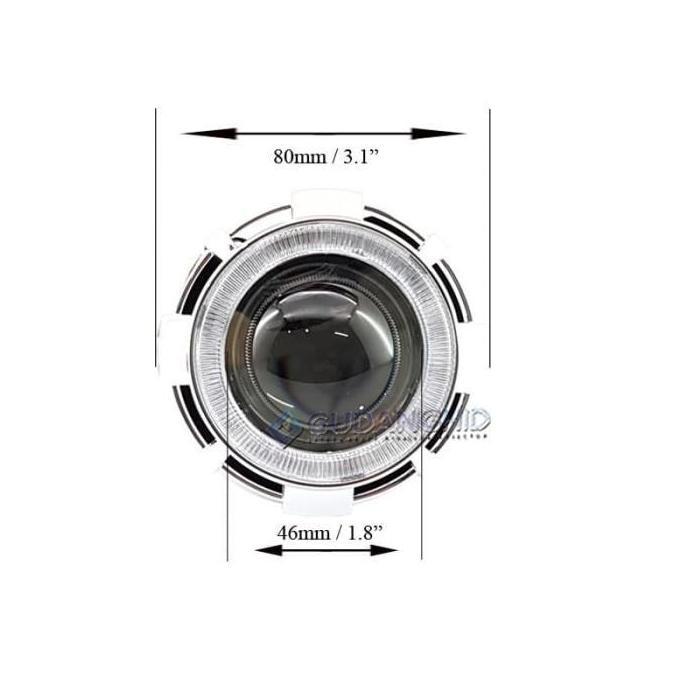 Promo Lampu Projector Motor HID Projie Bulat Vahid AES Super Mini MH1 Car Diskon