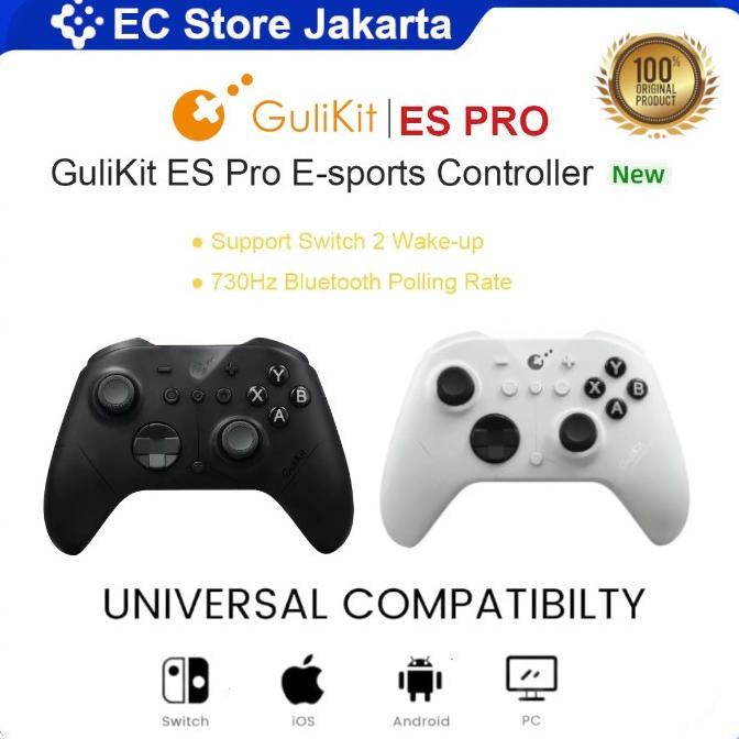GuliKit ES PRO Wireless Gamepad Controller Hall Effect Joystick Triggers Multi-Platform
