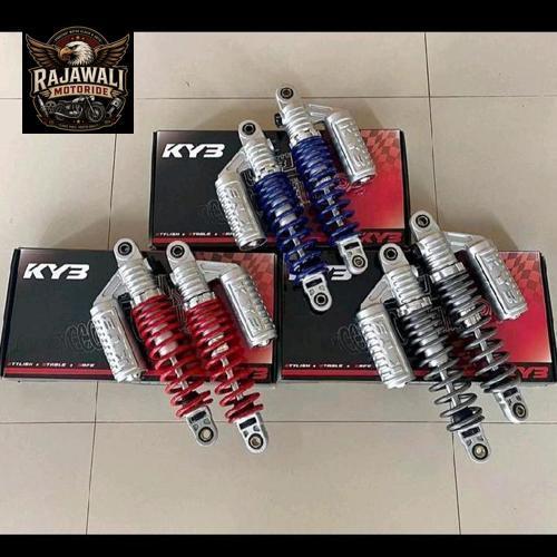 shockbreaker tabung kyb non klik import KYE ukuran 32 wara merah biru gray