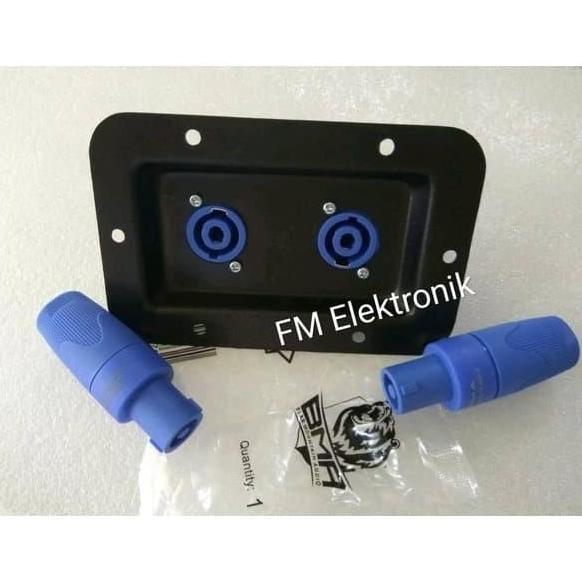 Terminal Box Speaker Besi Jack Jek Spikon Bma Soket Speakon Soket Spik