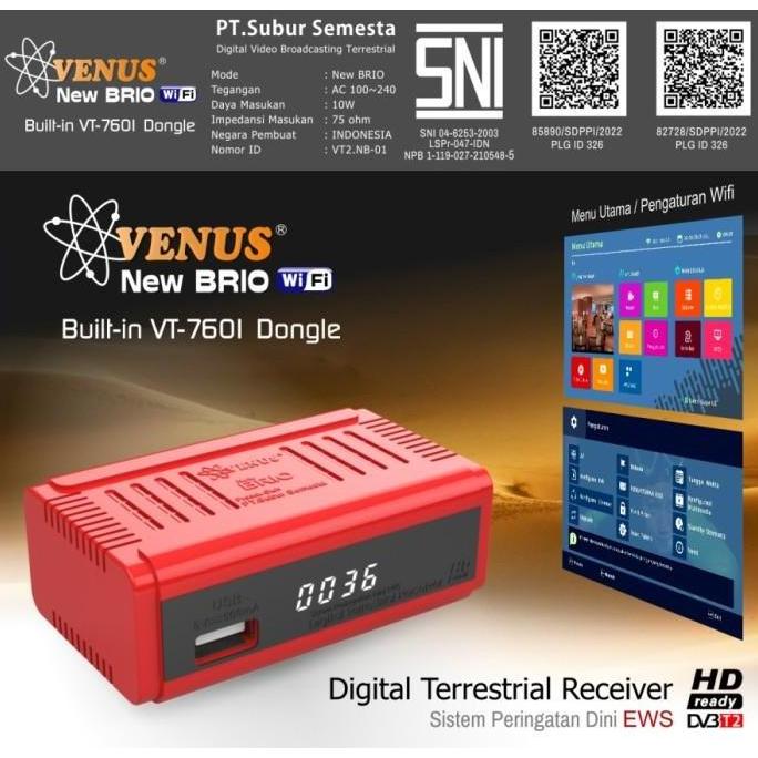 Levonazi - Set Top Box STB Mini TV DIGITAL DVB T2 /DVBT2 Venus STB Mini