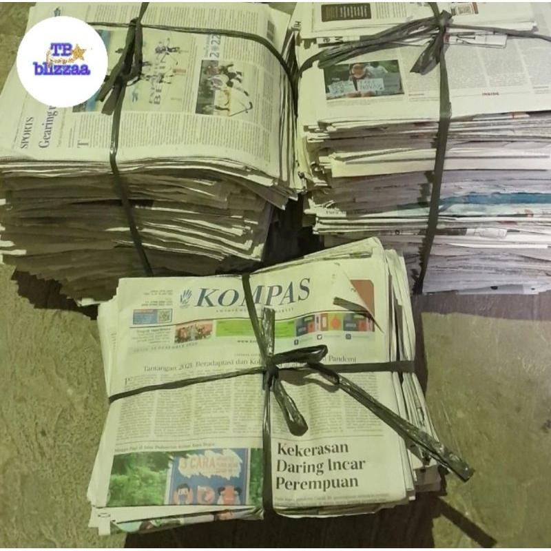 Koran Bekas 1/2Kg Koran Bekas Random Bersih Kiloan 1/2Kg Koran Bekas Koran Bungkus Besih 1/2Kg