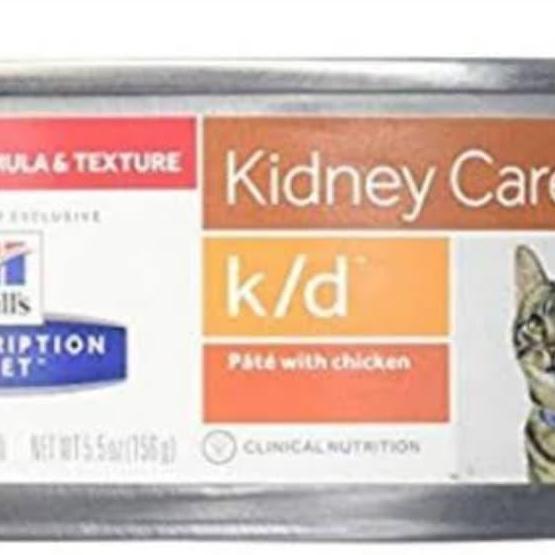 MAKANAN KUCING HILLS PRESCRIPTION DIET KIDNEY CARE K/D CAT KALENG 156g