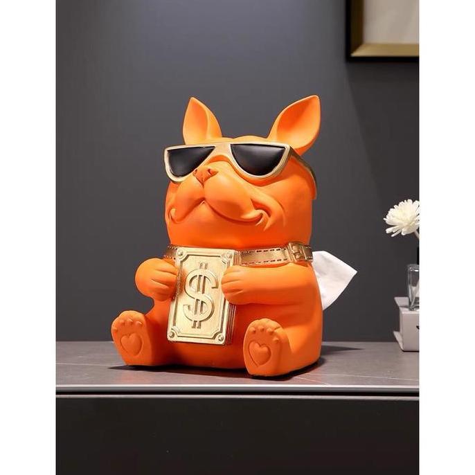 Ready Stok Kotak tissue Model Dog Dollar/ Tempat Tissue Unik