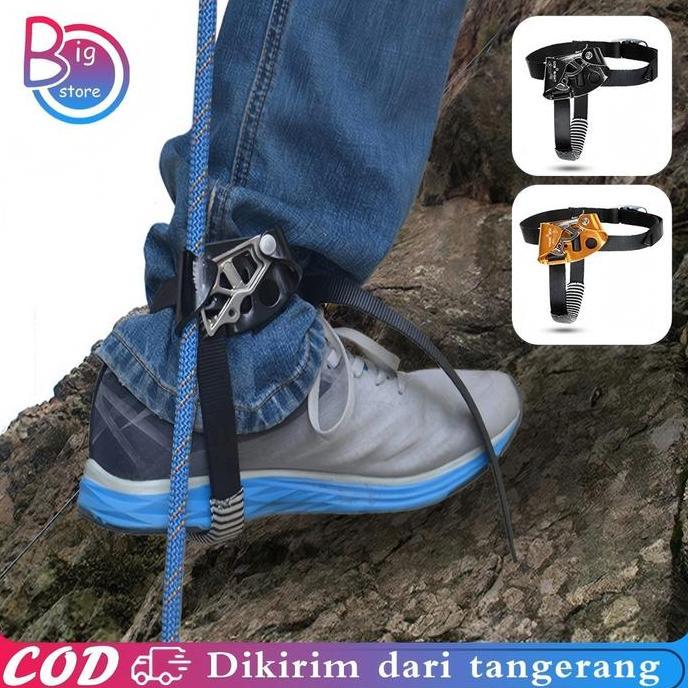 TSUZEMON Pantin Foot Ascender Ascension Adjustable Foot Ascender Climbing Ascender Kaki Caving Climb
