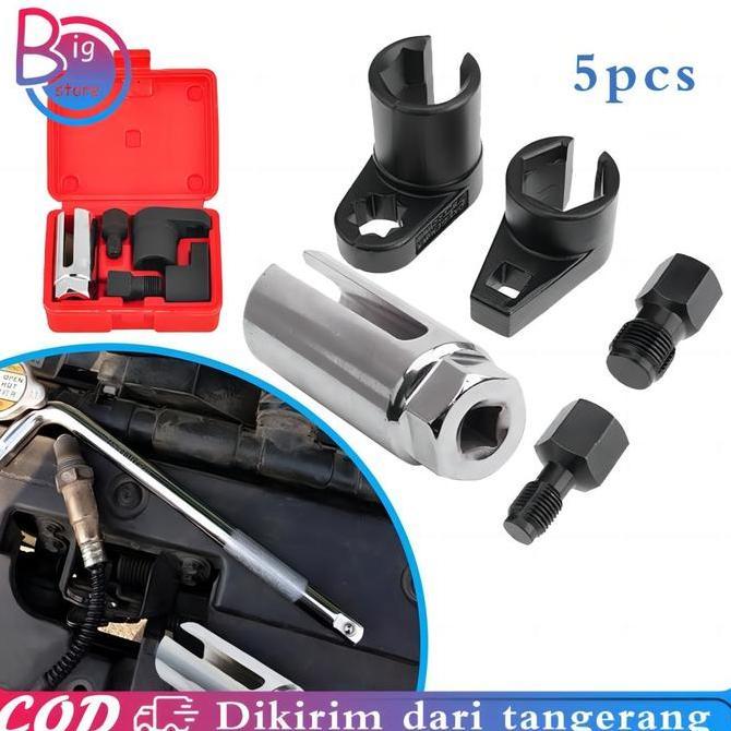 MUVAC 5pcs/Set Kunci Sensor O2 Kunci Oksigen Sensor Kunci Sensor O2 Mobil Kunci Sensor Oksigen Mobil