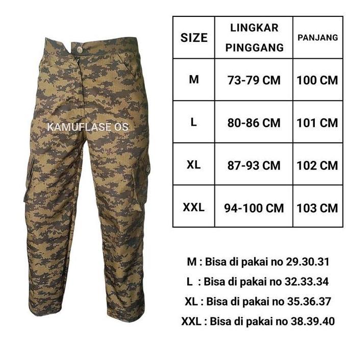 Setelan PDL pakaian Pramuka loreng stelan kemah loreng Pramuka outdoor kemeja PDL