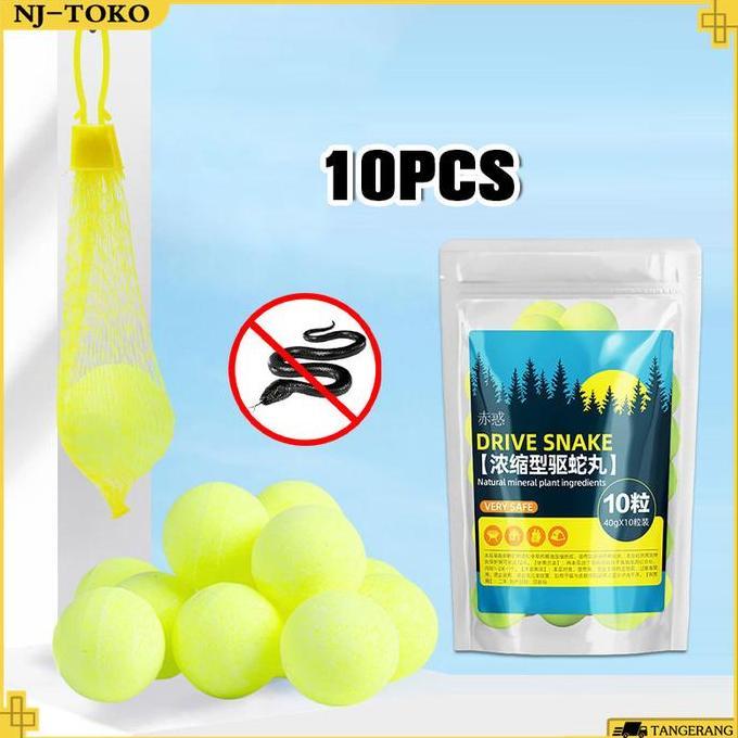 EYAMUY 10PCS Penangkal Ular Outdoor Obat Pembasmi Ular Tahan Air