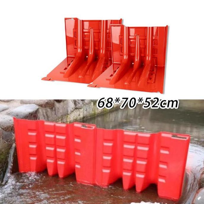 EYAMUY Penahan Banjir Flood Barrier Portable Bahan ABS Flood Barrier Pagar Penghalang Banjir Kapasit