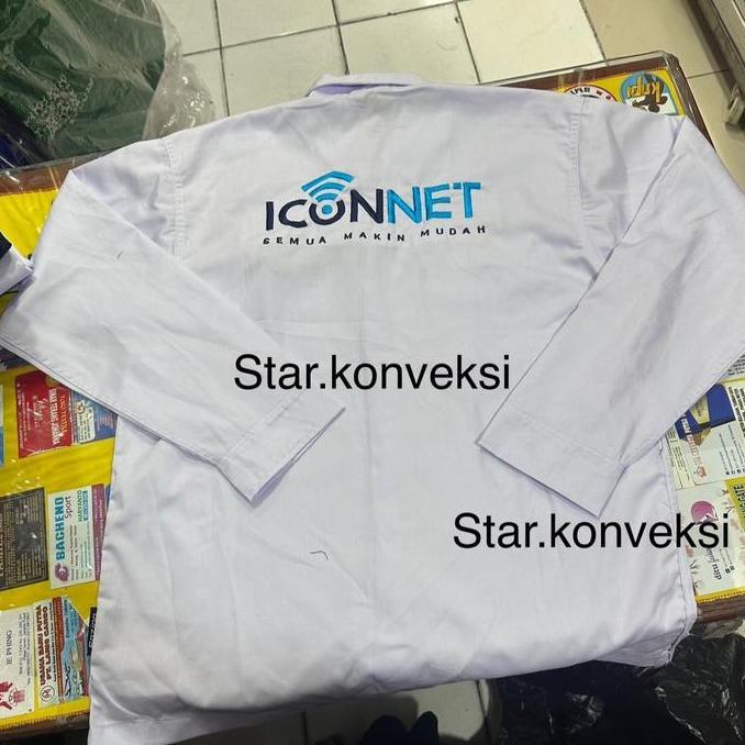 Seragam Kemeja ICONNET PLN BUMN PDH PDL Baju ICONNET PLN Lengan Panjang