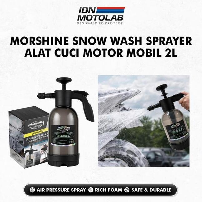Cuci Salju Manual Hand Snow Wash Sprayer Salju Motor Mobil 2 Liter