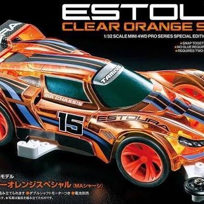 TAMIYA 95691 ESTOURA CLEAR ORANGE ( MA CHASSIS )