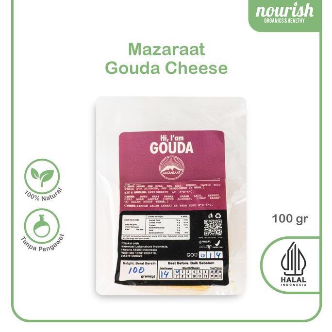 Leite - Mazaraat Gouda Grass Fed Cheese (Seperti Keju Edam) 100 Gr