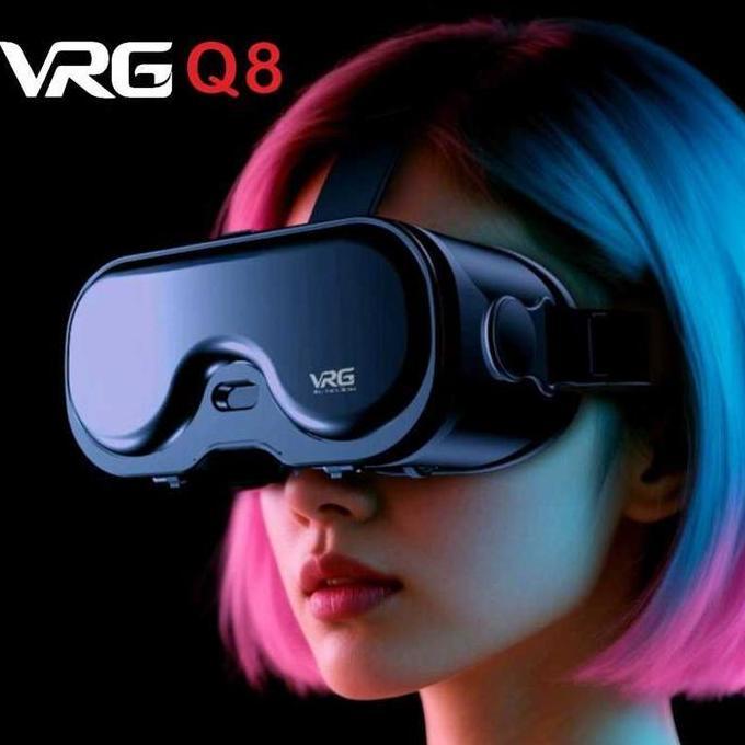 VR Box 3D Virtual Reality Glasses Adjustable Panoramic AR HD Kacamata VR Smartphone HP Android iOS O