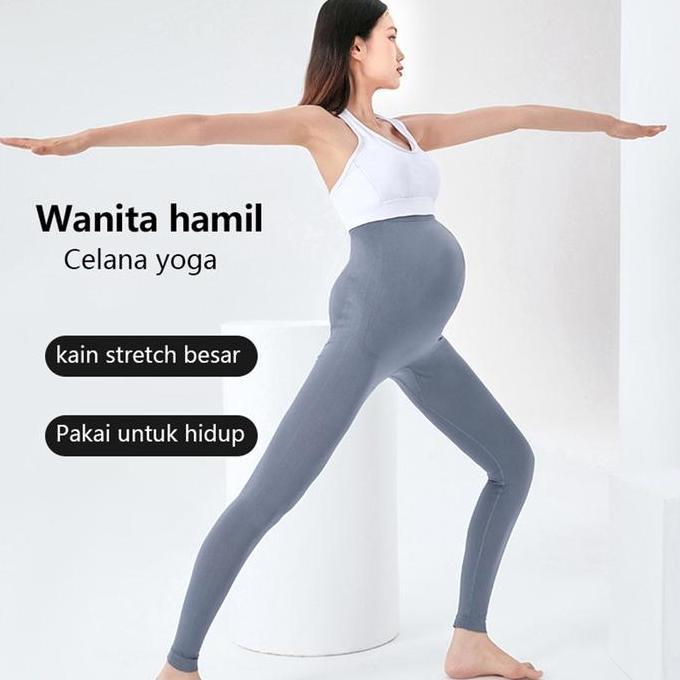 Musim Semi Wanita Hamil Celana Hiu Ukuran Besar Celana Pendukung Perut Olahraga Yoga Nyaman Elastis 
