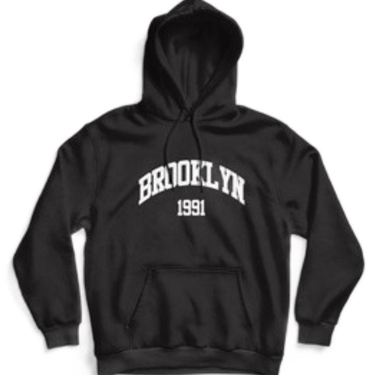 ORIGINAL SWEATER HOODIE BROOKLYN 1991 JUMPER PRIA WANITA SIZE S M L XL XXL XXXL