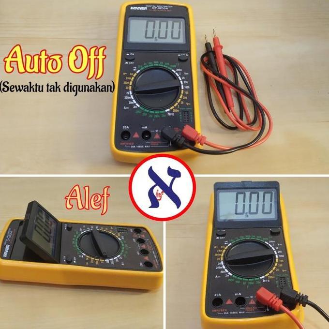 Avometer Digital Winner Dt 9205A Avo Meter Winer Dt 9205 A Terbaru 