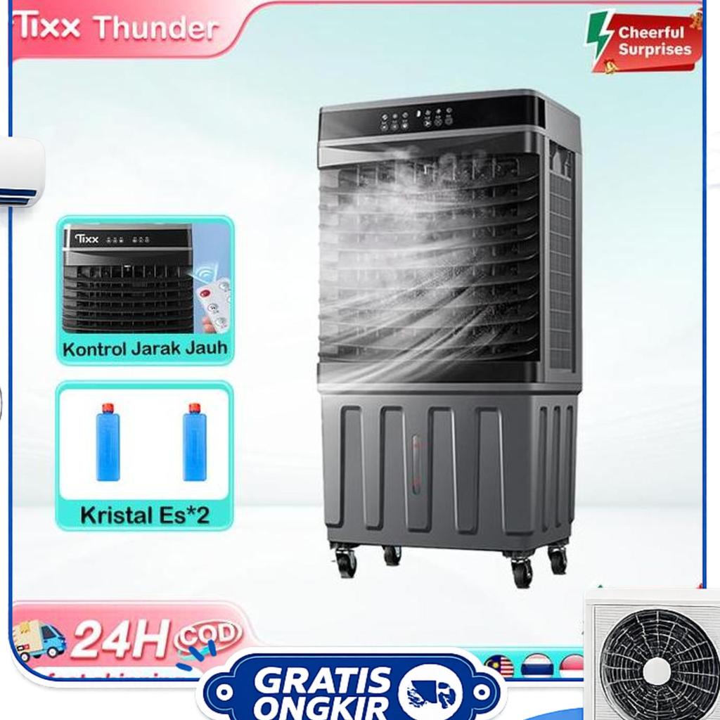 Diskon Waktu TerbatasTixx Air Cooler Kipas Angin Pendingin Cold Fan Tangki Besar 40L Elektronik Ruma