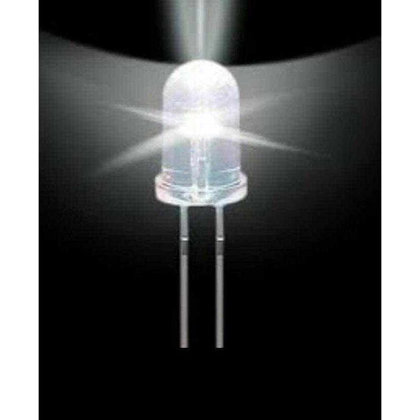 LED F5 WHITE / LED 5MM PUTIH