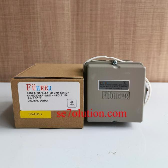 FUHRER CAM SWITCH HANDLE GENSET SWITCH 4P 25A GZ25