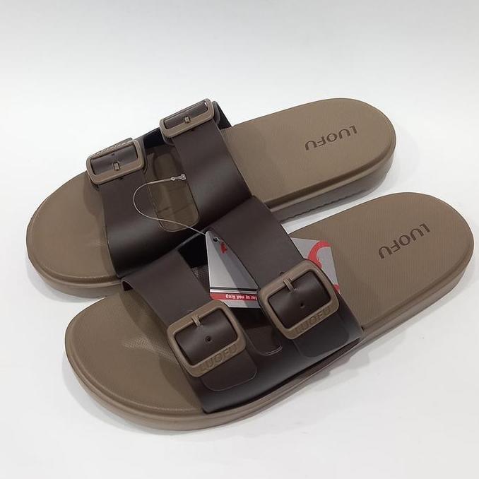 [CUCI GUDANG] sandal luofu E.6208 ban 2 gasper pria