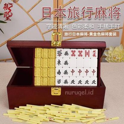 BM- Japanese Riichi Mahjong Set Japan Maciok Mahyong Jepang