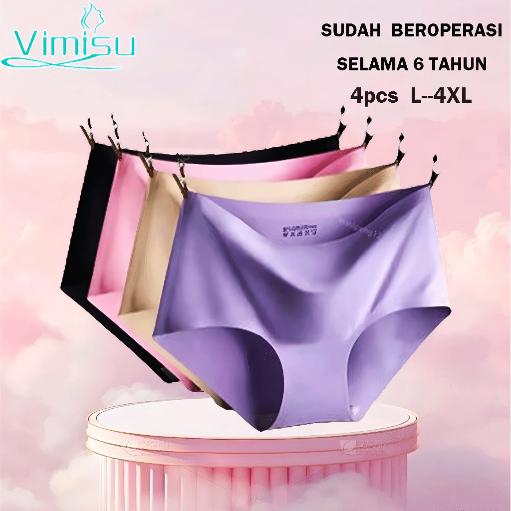 Celana Dalam Wanita Seamless Tanpa Jahitan Anti Nyeplak Fashion Bahan Polyester / CD WANITA TIDAK NY