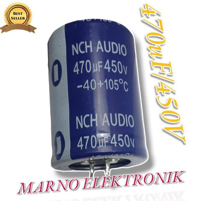 ELCO CAPASITOR 470UF 450V 470 UF 450 V 470 MIKRO MICRO KAPASITOR VOLT READY