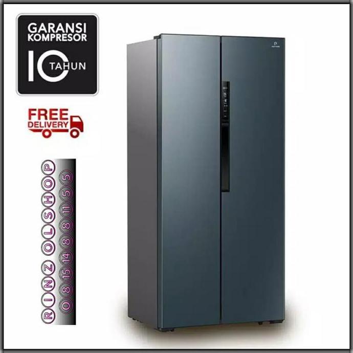 Bestseller- KULKAS POLYTRON PRS460B SIDE BY SIDE INVERTER 460L PRS 460