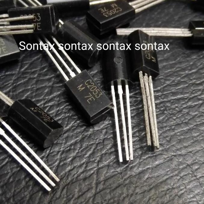 2SC2053 C2053 2SC C 2053 KAKI BUTEK TIDAK MENGKILAP WARNA SILVER PERAK STX27