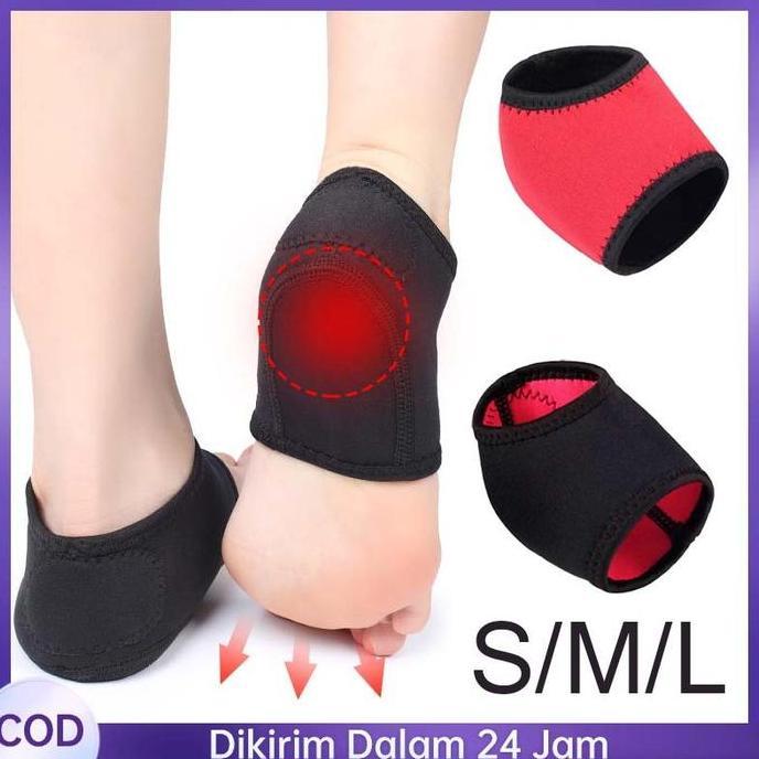 DF21 >> 2 Pcs Insole Sepatu Plantar Fasciitis Penyangga Tumit Plantar Fasciitis Heel Pads Plantar Fa