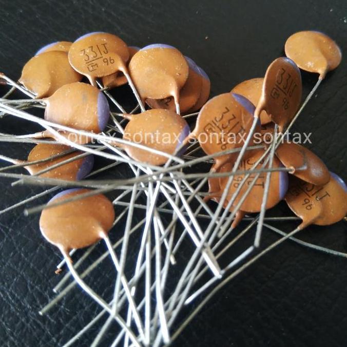 330PF 330 PF NPO CAPACITOR KAPASITOR MURATA UNGU STX27