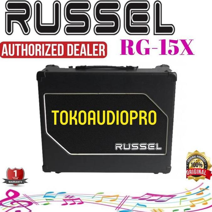 Ready Ampli Russel RG15X 8 inch Ampli Gitar RG-15X Amplifier Non Cod