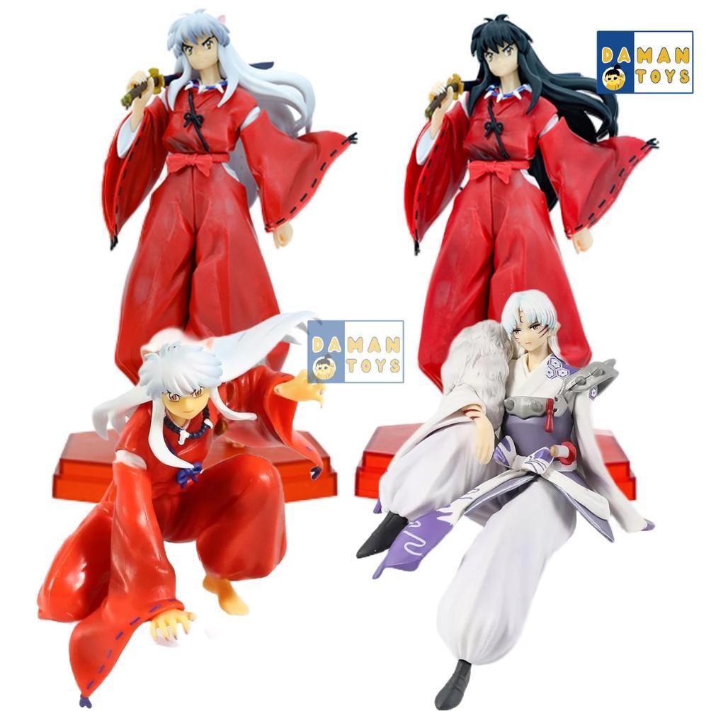 Figure Anime InuYasha Sesshomaru Patung Minifugre Anime Hobi Koleksi