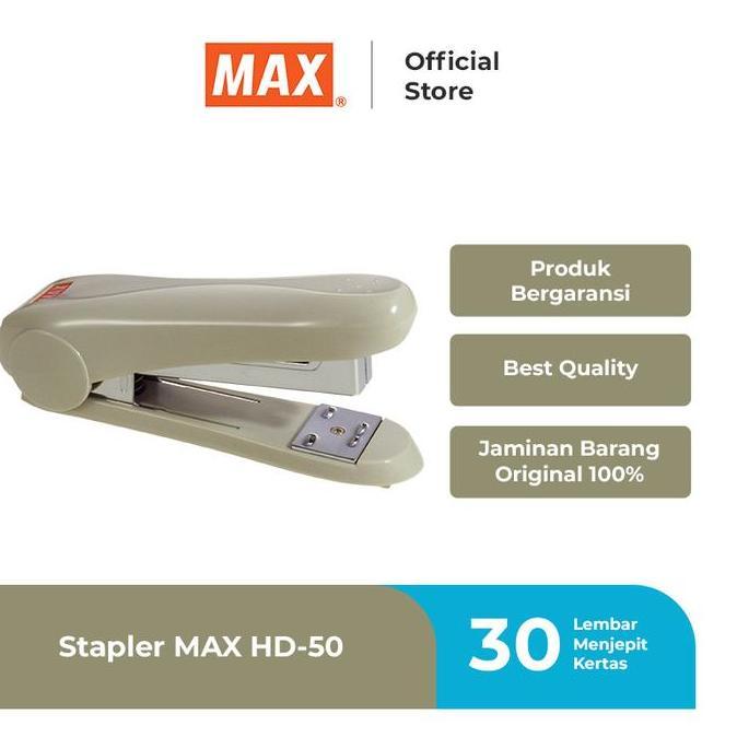 MAX Stapler HD-50 Gray Stapler Besar