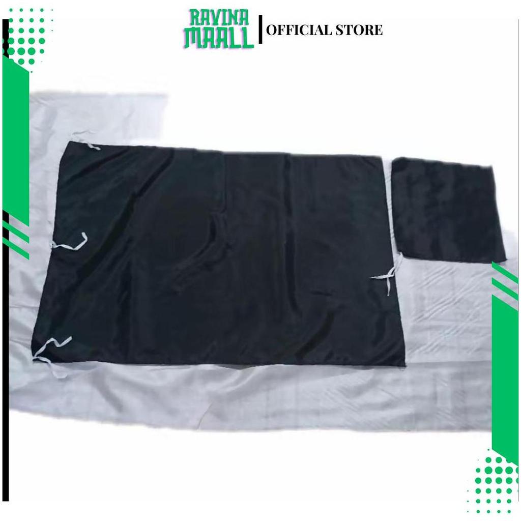 Bendera Hitam Polos Ukuran 60x90cm Dan 35x35cm AF Cod
