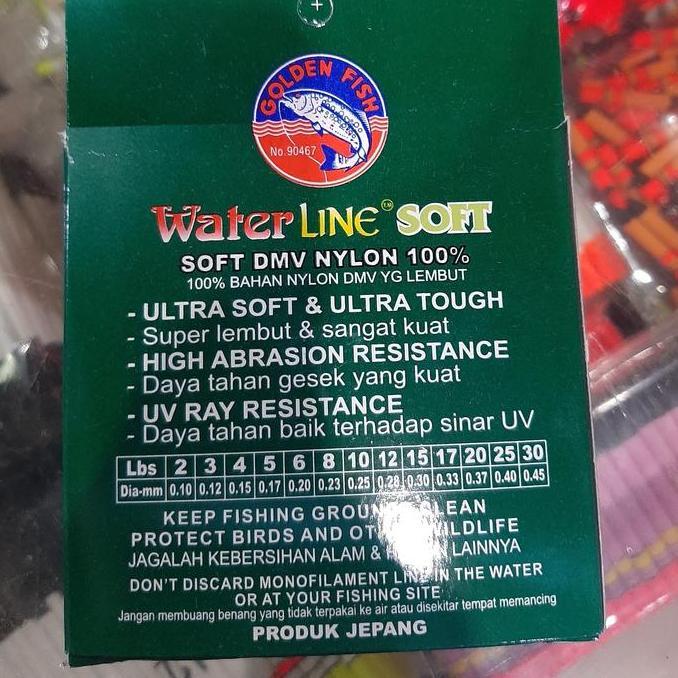 Senar Pancing Varian Nylon Monofilament Hijau Lumut Super Soft Kuat Tahan Gesekan Uv Made In Japan G