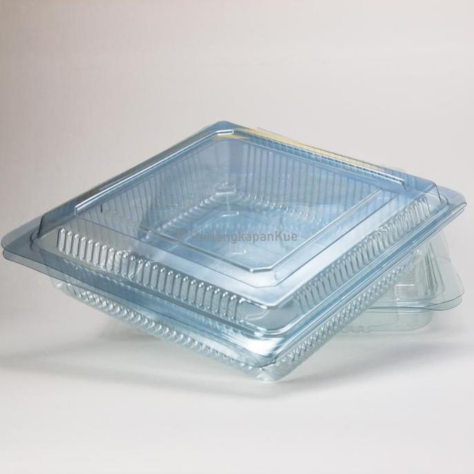 dBest- Mika kue persegi / Box kue lapis Kecil 20 x 20 x 6.5 (Per 10 pcs)