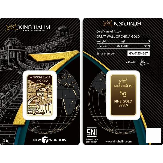 LOGAM MULIA EMAS KING HALIM - 7 WONDERS
