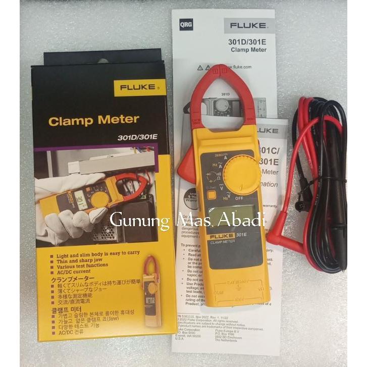 FLUKE 301A 301B 301C 301D 301E CLAMPP METERR DIGITALL ORIGINAL DAN TERPERCAYA