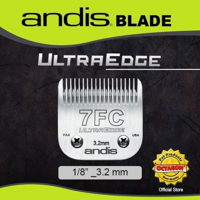 BJ Andis Blade 7FC UltraEdge 3,2mm - Blade Penganti Andis AGC 2