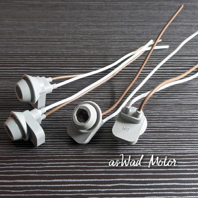 Fitting Bohlam Senja T10 Lampu Stop Universal / Soket Kabel Fiting Lampu Senja NmaxRxKingByson