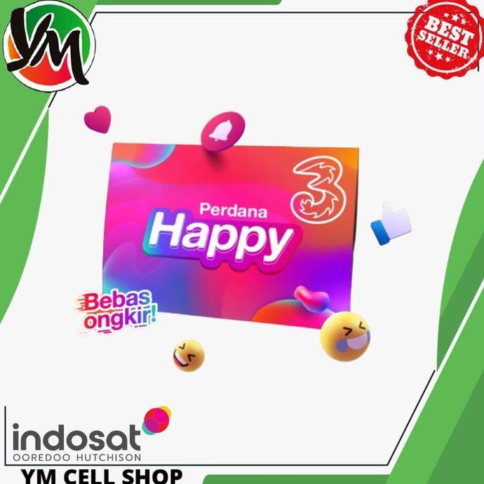 yevasenaru3 - perdana kuota tri happy 3gb 30 hari
