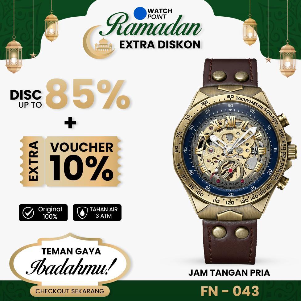 WATCHPOINT FN-043 | FNGEEN AUTOMATIC Jam Tangan Pria mechanical automatic Waterproof Casual Watch Ot