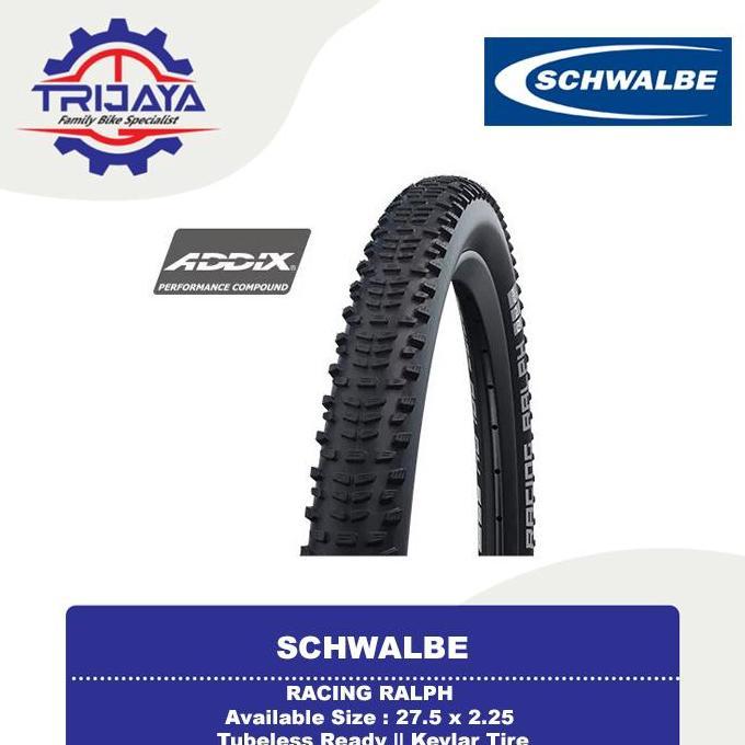 Bikes Schwalbe Racing Ralph 27.5/29 Kevlar Tire Ban Luar Sepeda Mtb