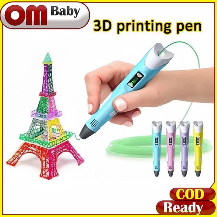 PARDIONSSTORE - 3D STEREOSCOPIC PRINTING PEN FOR 3D DRAWING 3D PEN PEN CETAKAN 3D