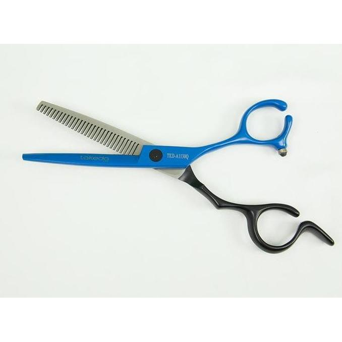 TakedaPro TKD-A1130Q Gunting Penipis Blue - Black 6"