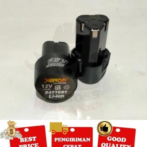 Murah Baterai Bor 12V1,5Ah Battery / Battray 12 Volt 1,5 Ampere