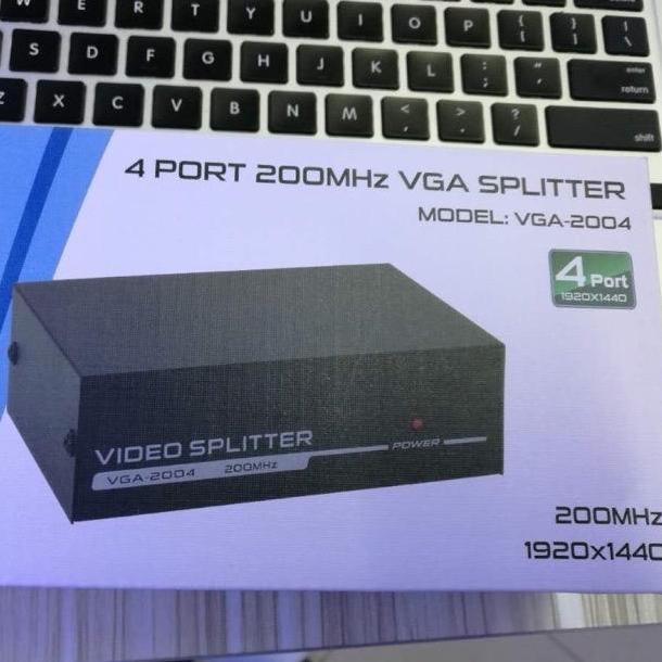 SPLITTER VGA 2 PORT 2 WAY / 4WAY 4PORT VGA SPLITTER SPLITER 4PORT 4WAY 1PC 4 MONITOR